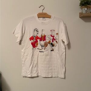 Vtg Bulletin Polar Bear Double-Sided Graphic Tee